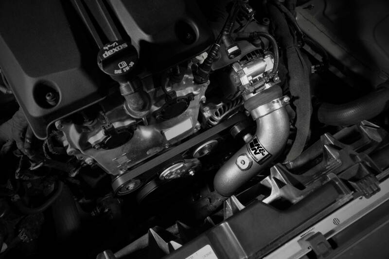K&N 23-24 GM Colorado/Canyon 2.7L L4 Charge Pipe - Aluminum Tube - Gunmetal Gray 77-1021KC
