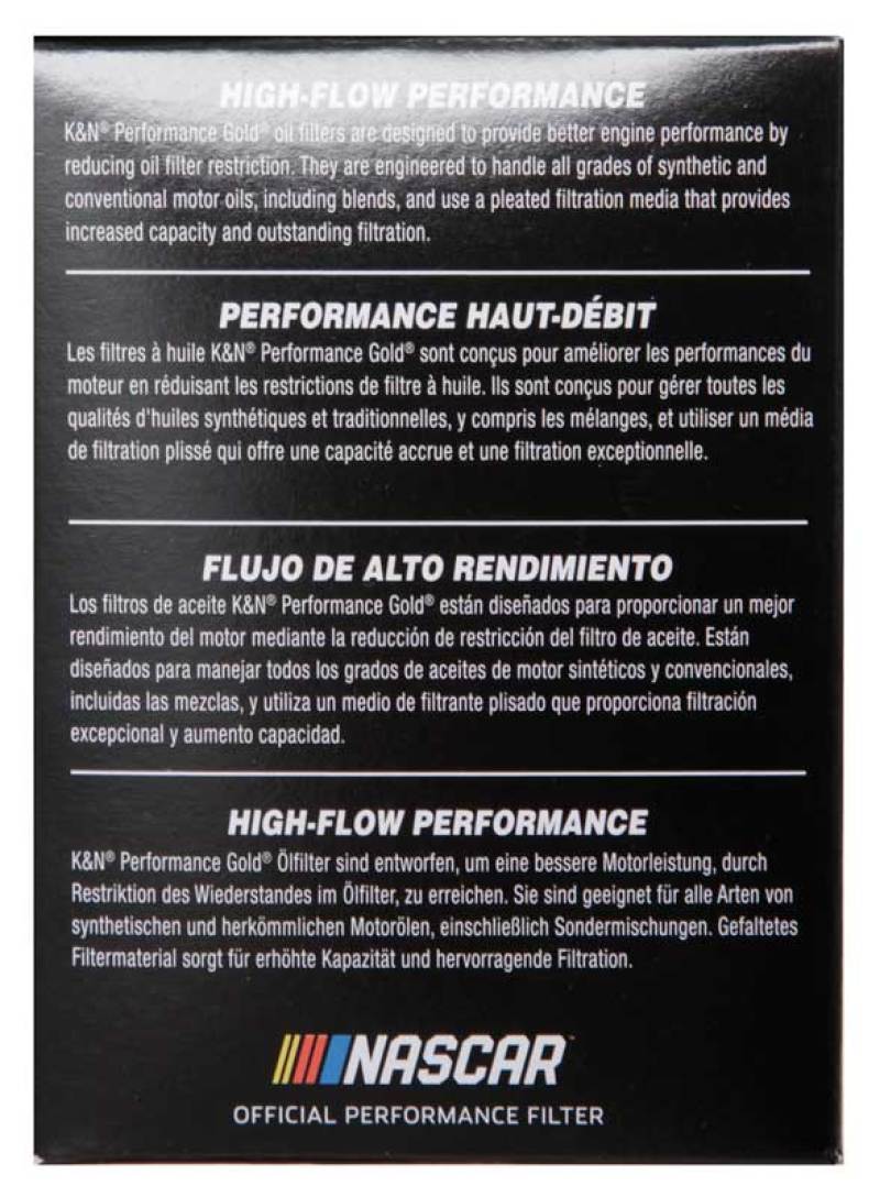 K&N Performance Oil Filter for 2010+ Mercedes Benz GLE350D 3.0L V6 DSL 2.75in OD x 3.625in H HP-7028