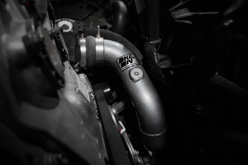 K&N 23-24 GM Colorado/Canyon 2.7L L4 Charge Pipe - Aluminum Tube - Gunmetal Gray 77-1021KC