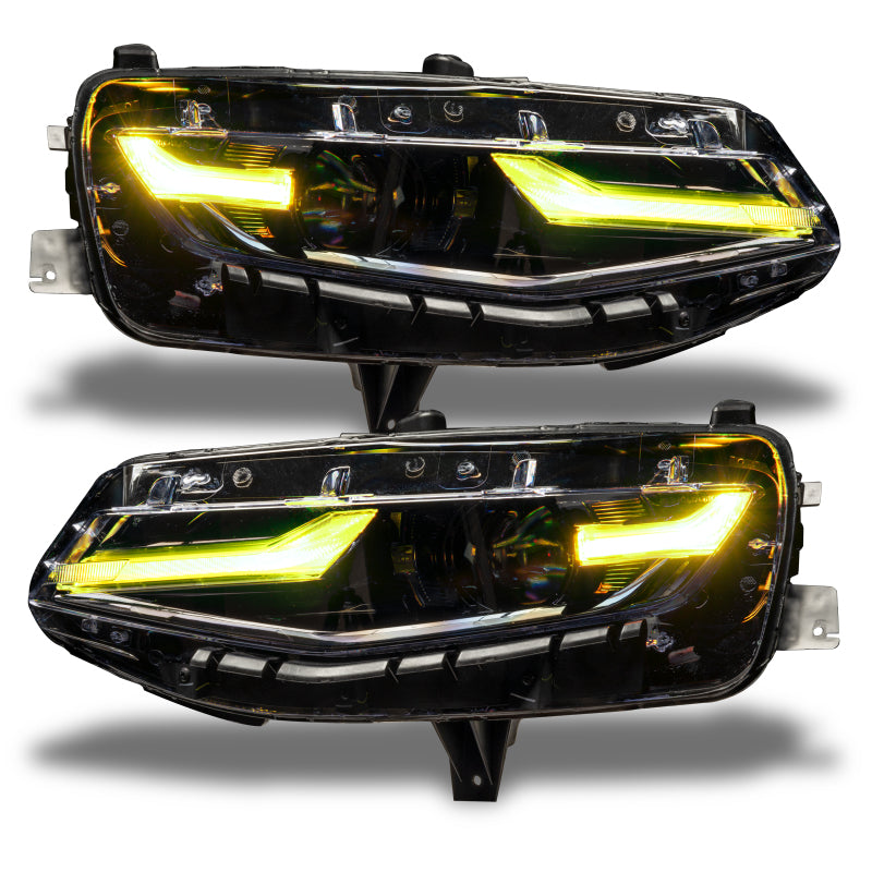 Oracle 19-21 Chevy Camaro LS/LT RGB+A Headlight DRL Kit - ColorSHIFT w/ BC1 Controller SEE WARRANTY