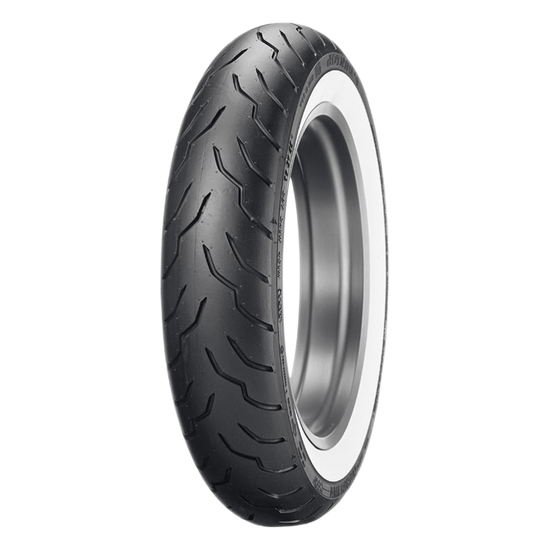 Dunlop American Elite Bias Front Tire - 130/90B16 M/C 67H TL - Wide Whitewall