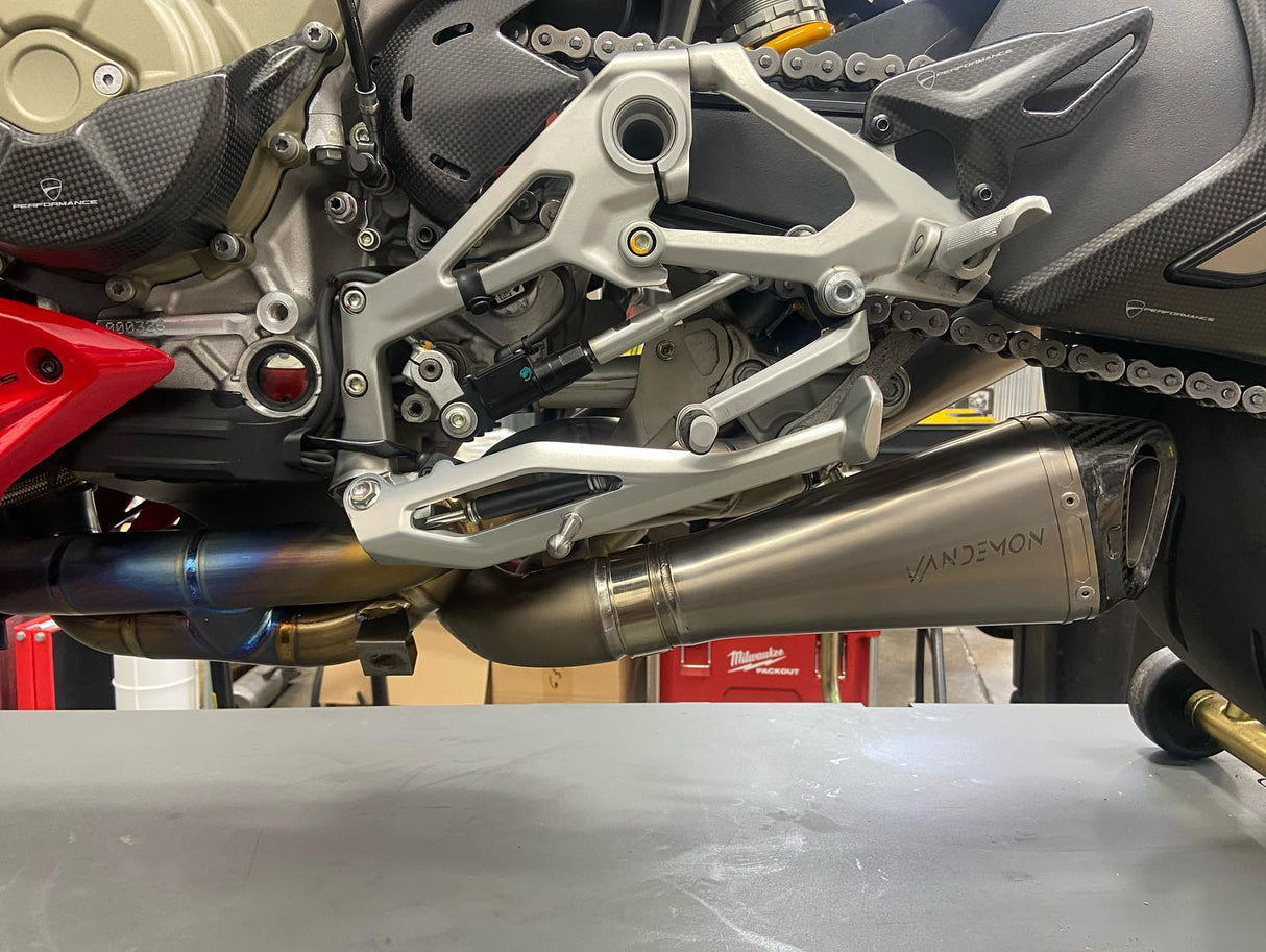 Vandemon Ducati V4 Panigale & Streetfighter Full Titanium Exhaust system 2020-2022 DUCV4TIEXHSYSNB VA-45