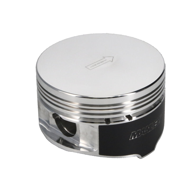 Manley Ford 4.6L/5.4L (3Valve) Flat Top Forged Aluminum 3.572in Bore 0cc Dome Piston Set 594020C-8