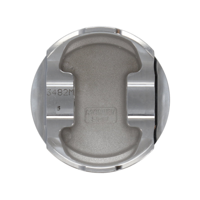 Manley 93-98 Toyota Supra Turbo (2JZGTE) 86.5mm +.5mm Oversized Bore 8.5:1 Dish Piston Set with Ring 609005C-6