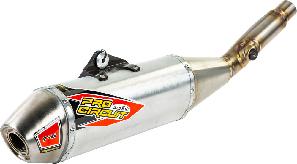 PRO CIRCUIT T-6 Slip-On Muffler - Stainless Steel KX 450 2024-2025 0122445A 1821-2090