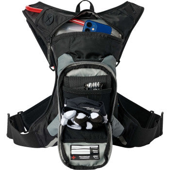 USWE Moto Hydration Pack - 3L - Carbon Black/Gray 203059001