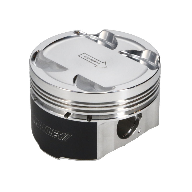 Manley 93-98 Toyota Supra Turbo (2JZGTE) 86.5mm +.5mm Oversized Bore 8.5:1 Dish Piston Set with Ring 609005C-6