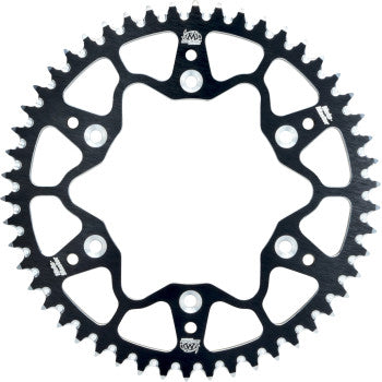 MOTO-MASTER 7075 Aluminum Rear Sprocket - 50 Tooth - Black - Honda 620032250