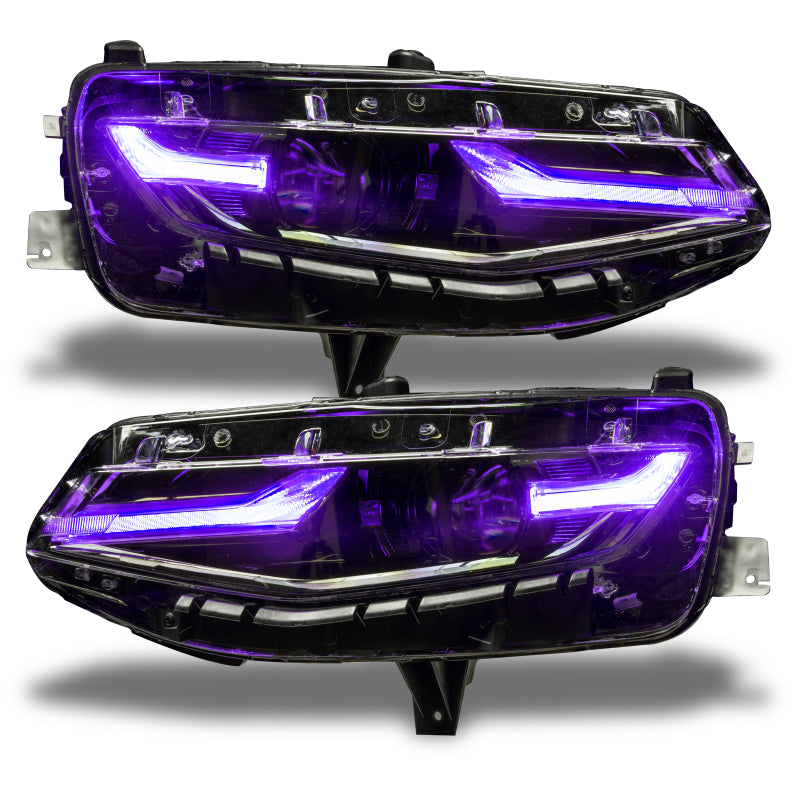 Oracle 19-21 Chevy Camaro LS/LT RGB+A Headlight DRL Kit - ColorSHIFT w/ BC1 Controller SEE WARRANTY