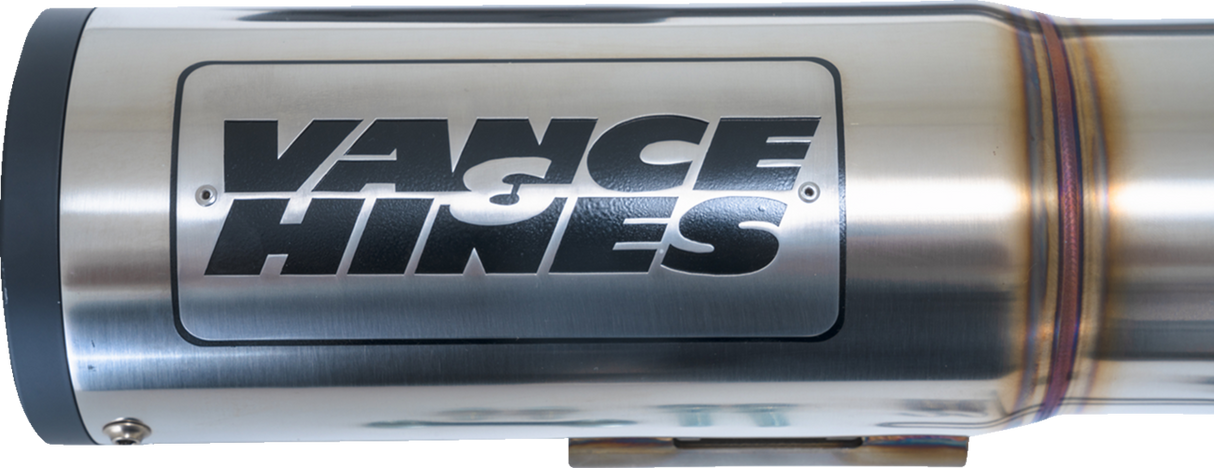 VANCE & HINES Hi-Output RR Exhaust System - Brushed Glide FLTRXST 2017-2024 27321