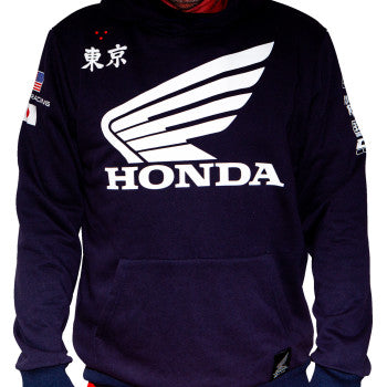 D'COR VISUALS Honda Factory Sweatshirt - Navy - Medium 85-209-2