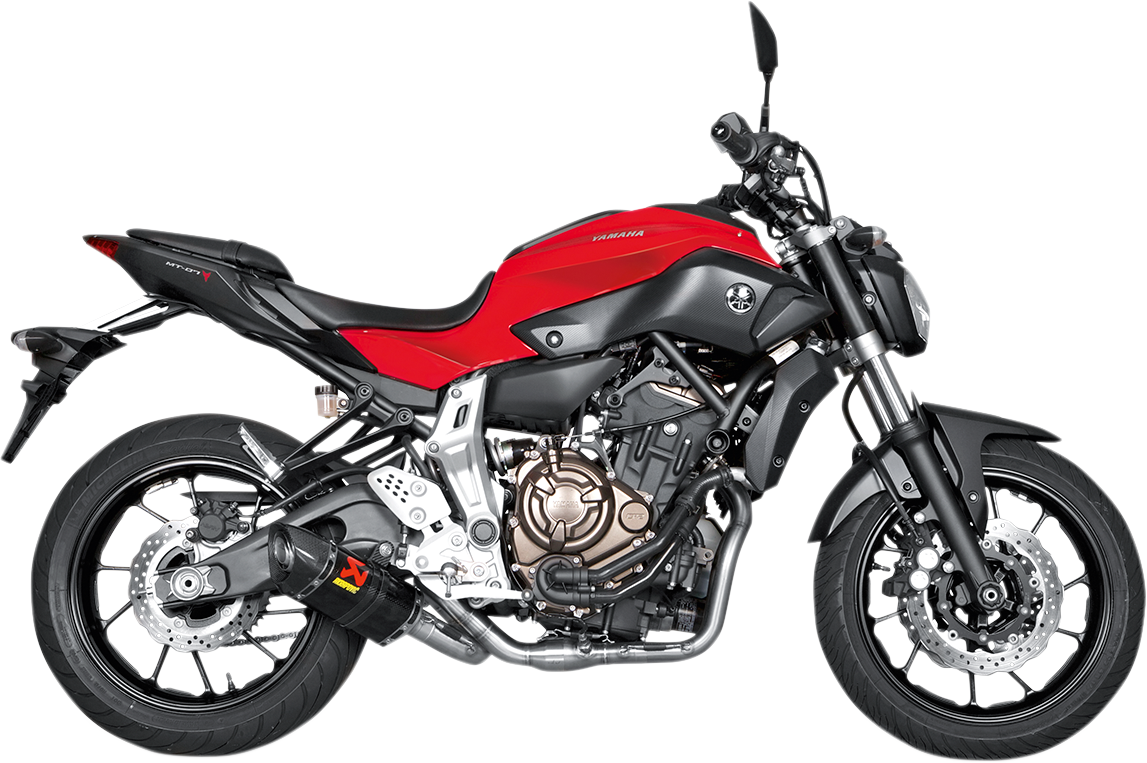 AKRAPOVIC S-Y7R2-AFC Stainless Steel/Carbon Fiber Race Exhaust MT-07/FZ-07 XSR 700/Tracer 900 GT 2016-2024 1810-2226