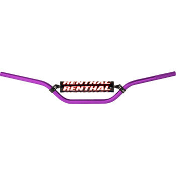 RENTHAL 7/8" Off-Road Handlebar - 809 - RC High - Purple 809-01-PE-01-261