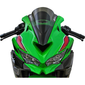 ZERO GRAVITY Double Bubble Windscreen - Light Smoke - ZX-4RR 2023-2024 16-284-02