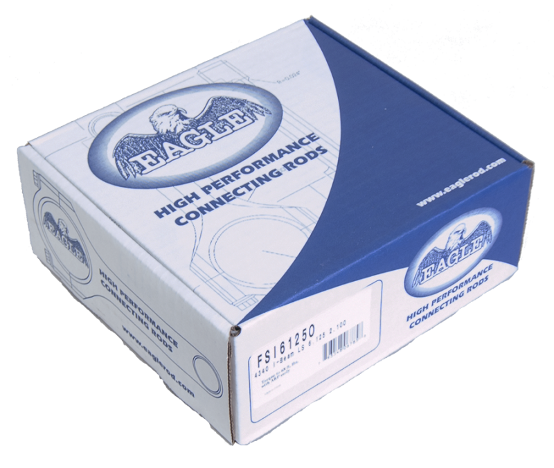 Eagle Chevrolet LS 4340 I-Beam Connecting Rod 6.125in (Set of 8) FSI6125O