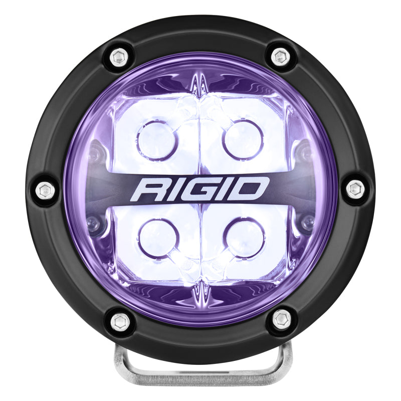 Rigid Industries 360-Series 4in LED Off-Road Spot Beam - RGBW (Pair) 36402