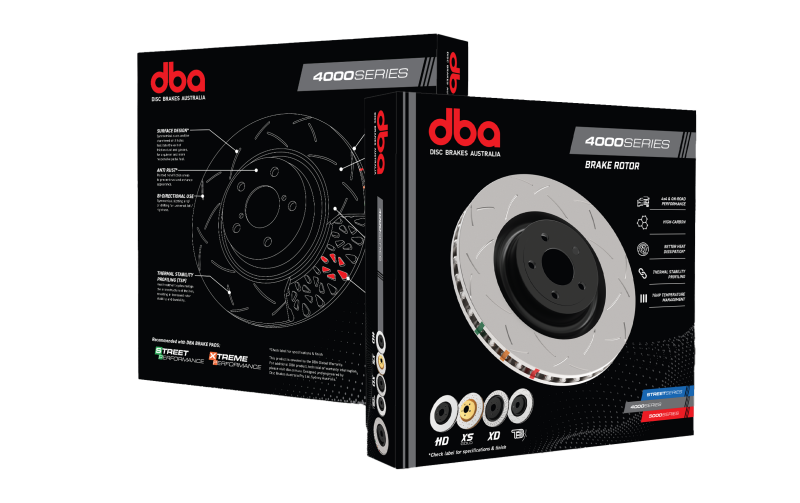 DBA 93-98 Supra Turbo Front Drilled & Slotted 4000 Series Rotor