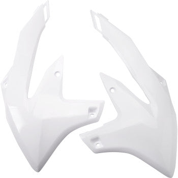 UFO Radiator Covers White YZ 250 /450F 2023 YA04892#046