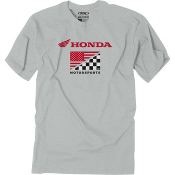 FACTORY EFFEX Honda Flag T-Shirt - Light Gray - XL 27-87316