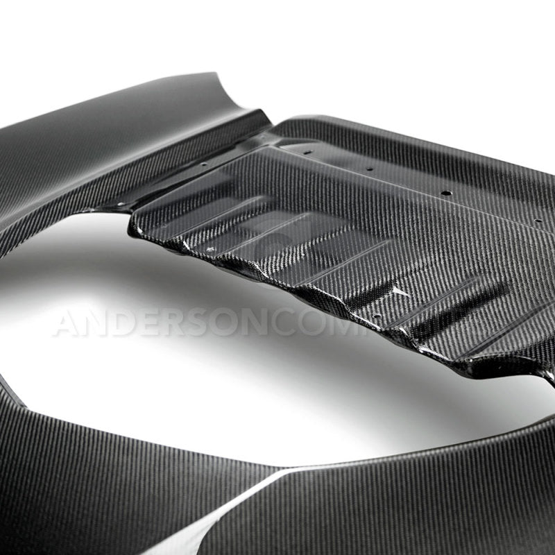 Anderson Composites 2017-2018 Chevrolet Camaro ZL1 1LE Type-OE Style Double Sided Carbon Fiber Hood AC-HD17CHCAMZL-OE-DS