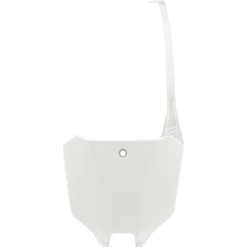UFO Front Number Plate - White CRF250R/CRF450R 2021-2023 HO05607-041
