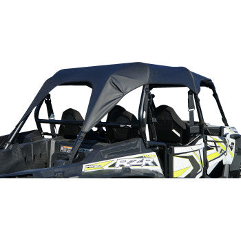 SEIZMIK Soft Upper Doors - Rear Windshield - Roof - Black - Polaris RZR 4 XP 1000 2016-2018 51-20990
