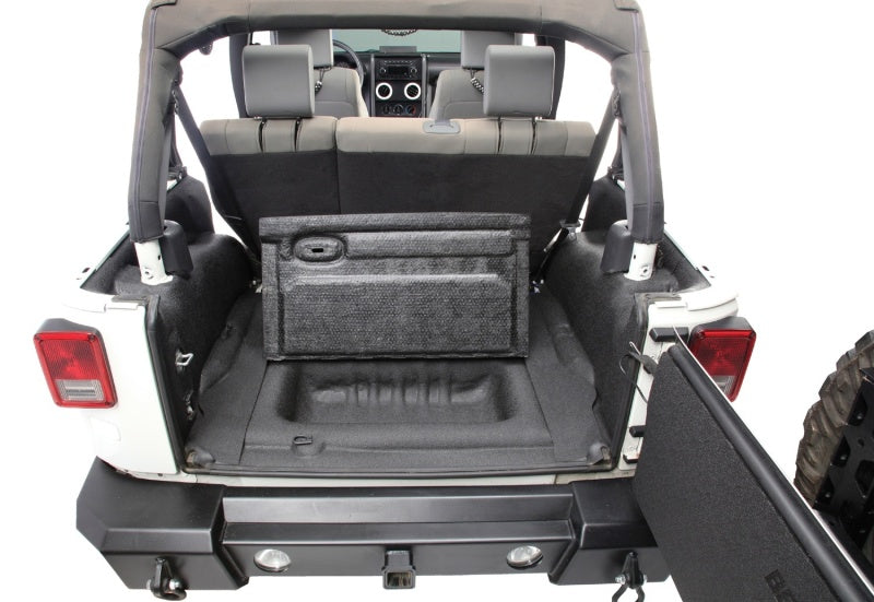 BedRug 07-10 Jeep JK 2Dr Rear 5pc BedTred Cargo Kit (Incl Tailgate & Tub Liner) BTJK07R2