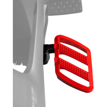 SHOW CHROME Combat Boards - Driver - Red - Ryker '19-'24 41-426RD