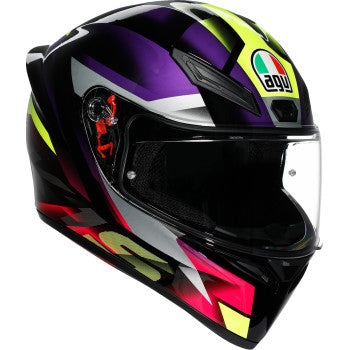 AGV K1 S Helmet - Fastlap - Black/Purple/Pink - XL 2118394003-065-XL