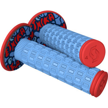 SCOTT Ethika Grips - Mellow Blue/Red 422081-1105222