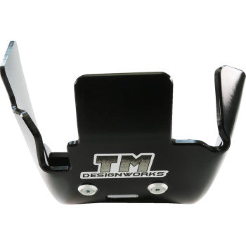 T.M. DESIGNWORKS Full-Coverage Skid Plate with Linkage Protection KTM/Husqvarna/Gas 2023-2024 KHLG-258-BK