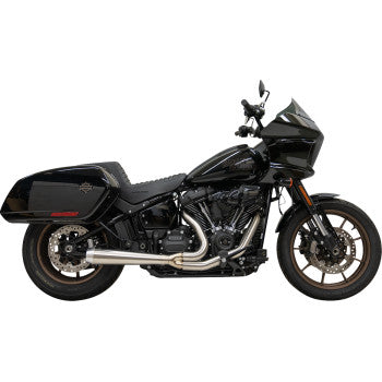 BASSANI XHAUST 2-in-1 Road Rage III Auspuffanlage Softail Low Rider/Sport Glide FLSB – 49-Staaten – Edelstahl 1S81SSE