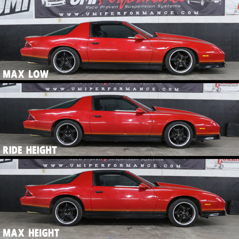 UMI Performance 82-92 GM F-Body Front Weight Jack System 1050lb Race 2065-3-R