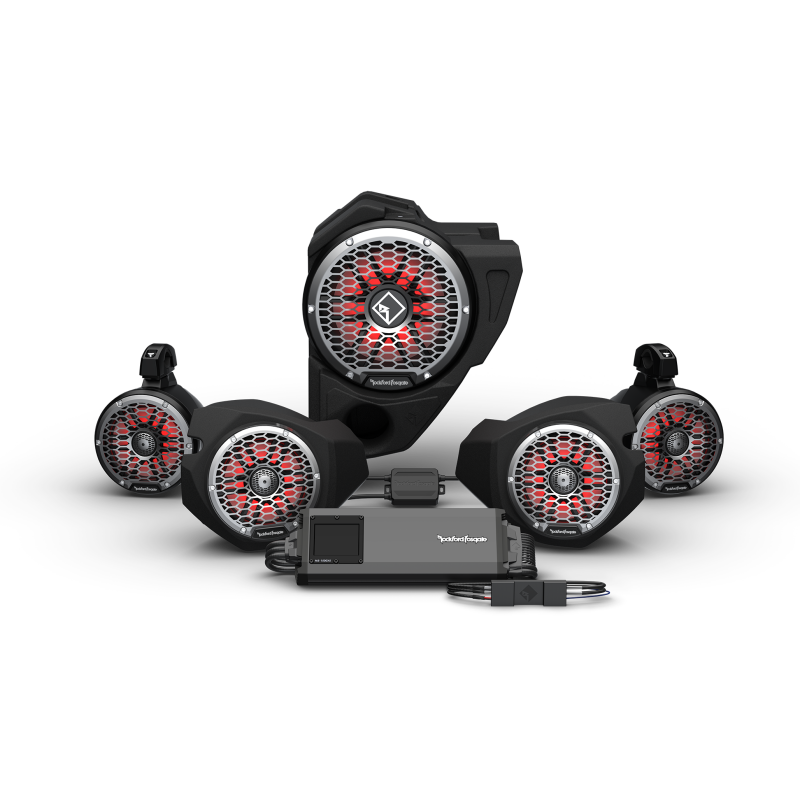 Rockford Fosgate 14+ RZR Stage-5 Audio System For Ride Command (Gen-3) RZR14RC-STG5