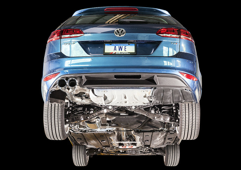 AWE Tuning VW MK7 Golf SportWagen Touring Edition Exhaust w/Chrome Silver Tips (90mm) 3015-22048