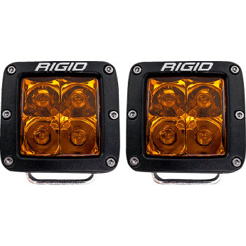RIGID INDUSTRIES D-Series LED Light - Spot - Amber - Pair 20252