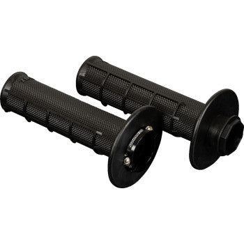 RENTHAL MX R-Works Lock-On Grips - Ultra Tacky - Half Waffle G236