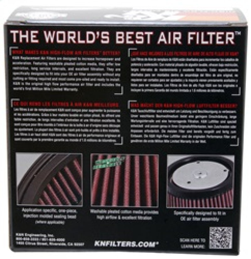 K&N Custom Air Filter Round 4.625in ID / 6in OD / 2.063in Height E-3224