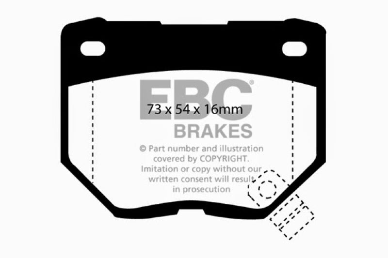 EBC 89-95 Nissan Skyline (R32) 2.6 Twin Turbo GT-R Ultimax2 Rear Brake Pads UD461
