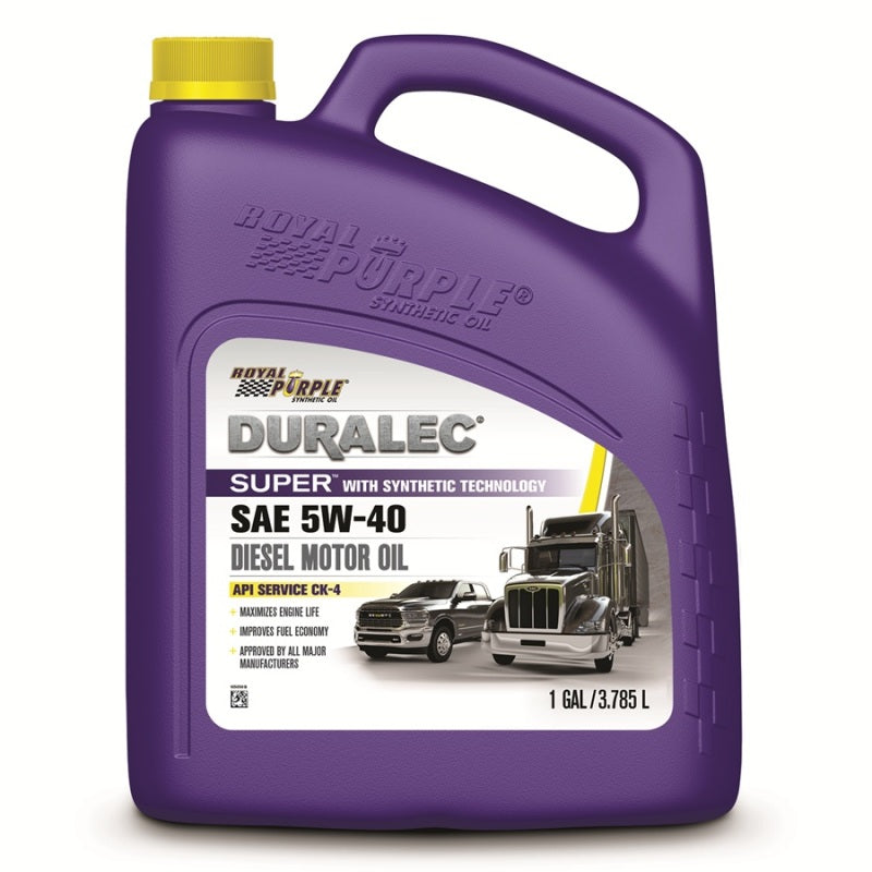Royal Purple Duralec Super Diesel 5W-40 CK-4 Motor Oil - 1 Gallon 80540