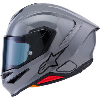 ALPINESTARS Supertech R7 Helmet - 22.06 - Solid - Gloss Gray - Small 8202126-1635-S
