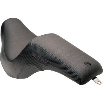 SLYFOX Seat - Black Logo - Smooth Vinyl - Carbon Fiber - FL '18-'24 0802-1589