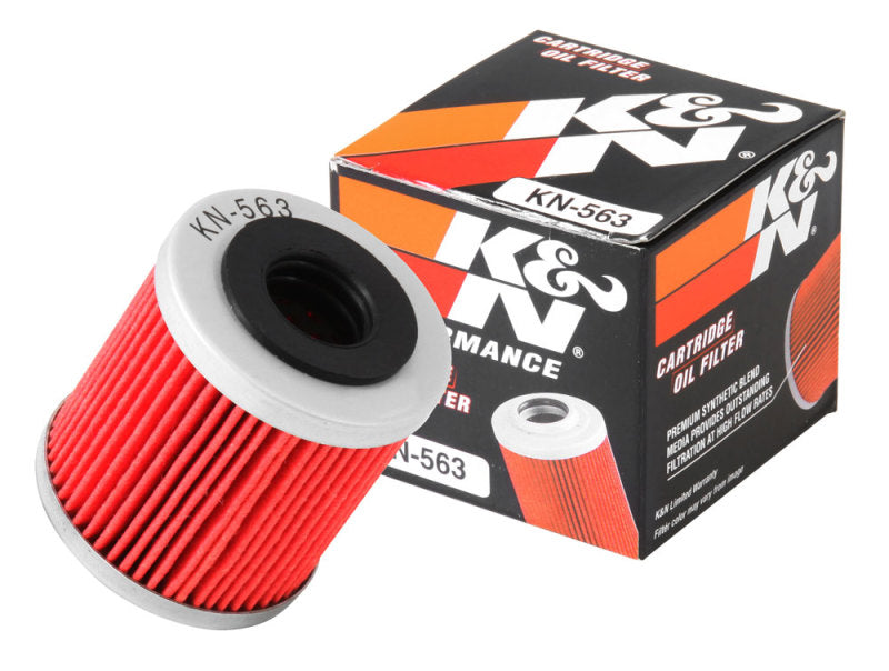 K&N Aprilia / Derbi / Husqvarna / Piaggio 1.781in OD x 0.625in ID x 1.844in H Oil Filter KN-563