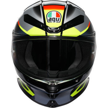 AGV K6 S Helmet - Erazer - Black/Red/Yellow Fluo - Medium 2118395002-026-M