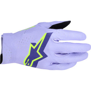 ALPINESTARS Supertech MX Gloves - Lavender/Violet/Fluo Yellow - Small 3560526-3151-S