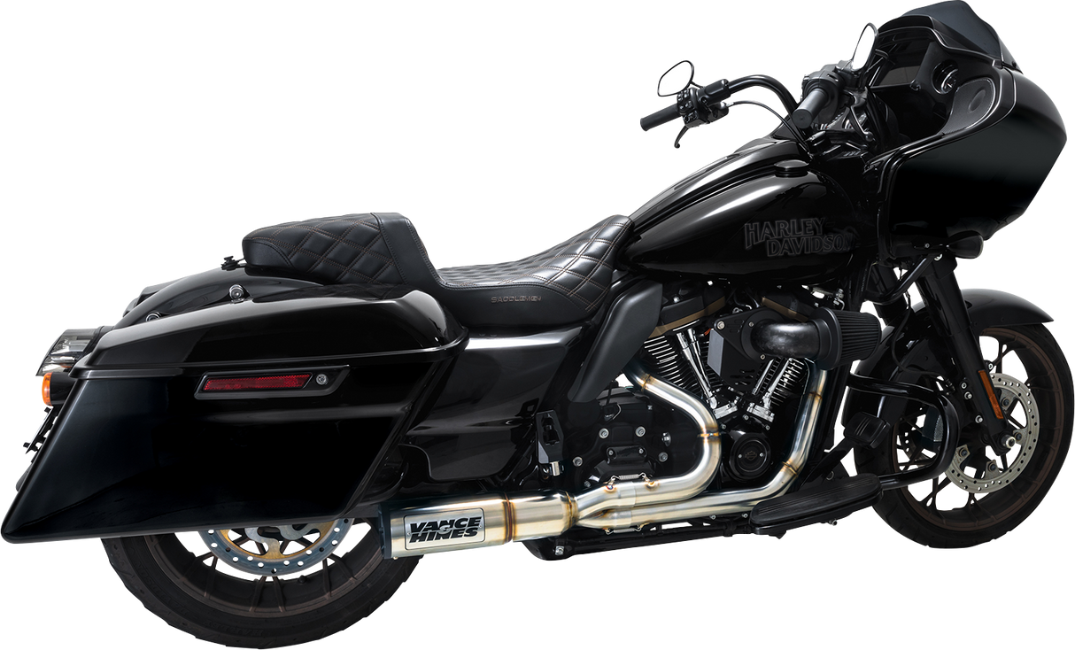 VANCE & HINES Hi-Output RR Exhaust System - Brushed Glide FLTRXST 2017-2024 27321