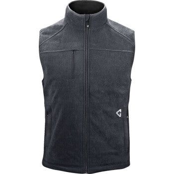 GERBING HEATED CLOTHING 7V Thermite Fleece Heated Vest 2.0 - Gray - Small GERTFVST7VMGS