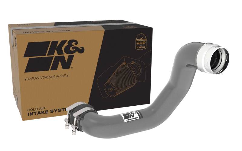K&N 23-24 GM Colorado/Canyon 2.7L L4 Charge Pipe - Aluminum Tube - Gunmetal Gray 77-1021KC