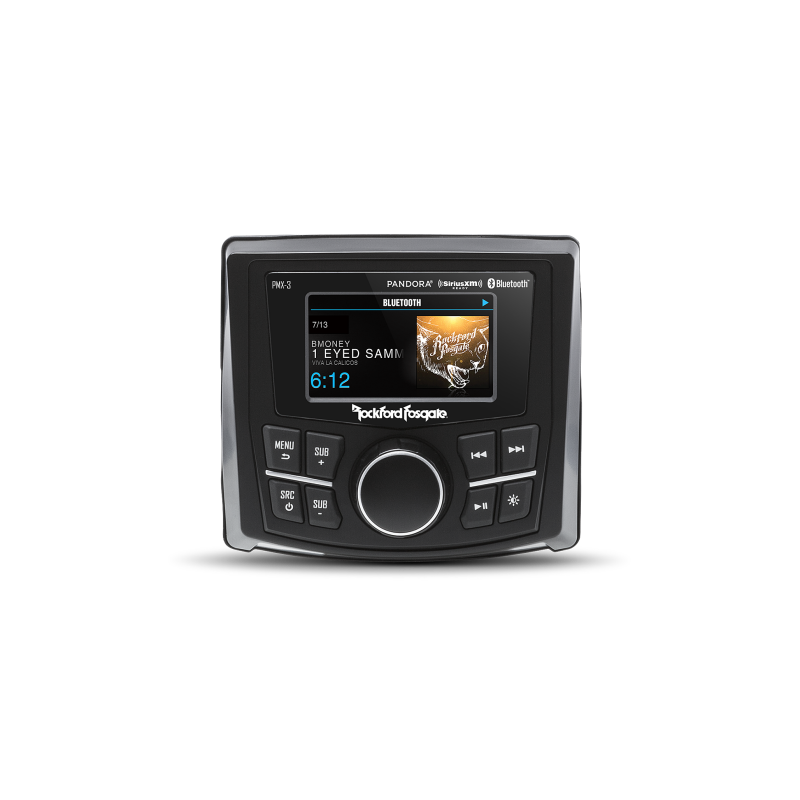 Rockford Fosgate Compact Digital Media Receiver w/ 2.7in. Display PMX-3