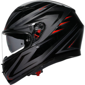 AGV K3 Helmet - Syth - Black/Red - Small 2118381004-021-S
